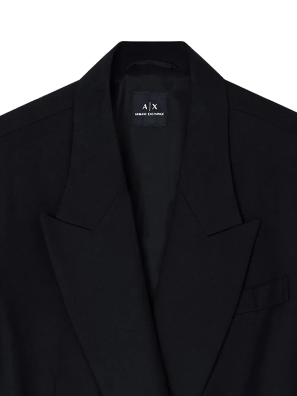 Armani Exchange Blazer met dubbele rij knopen Zwart