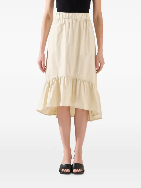 Armani Exchange falda asimétrica con volantes