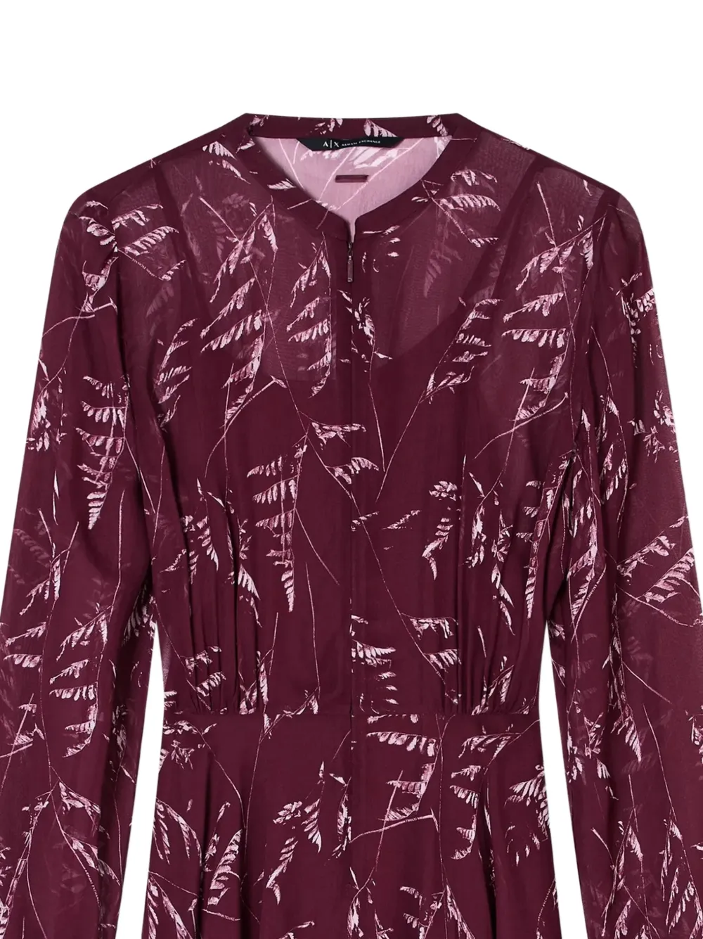 Armani Exchange Mini-jurk met bloemenprint Rood