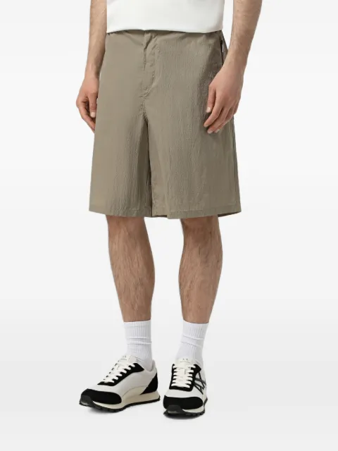 Armani Exchange crinkled-finish shorts