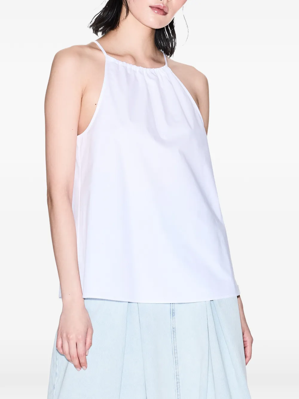 Armani Exchange Blouse met halternek Wit