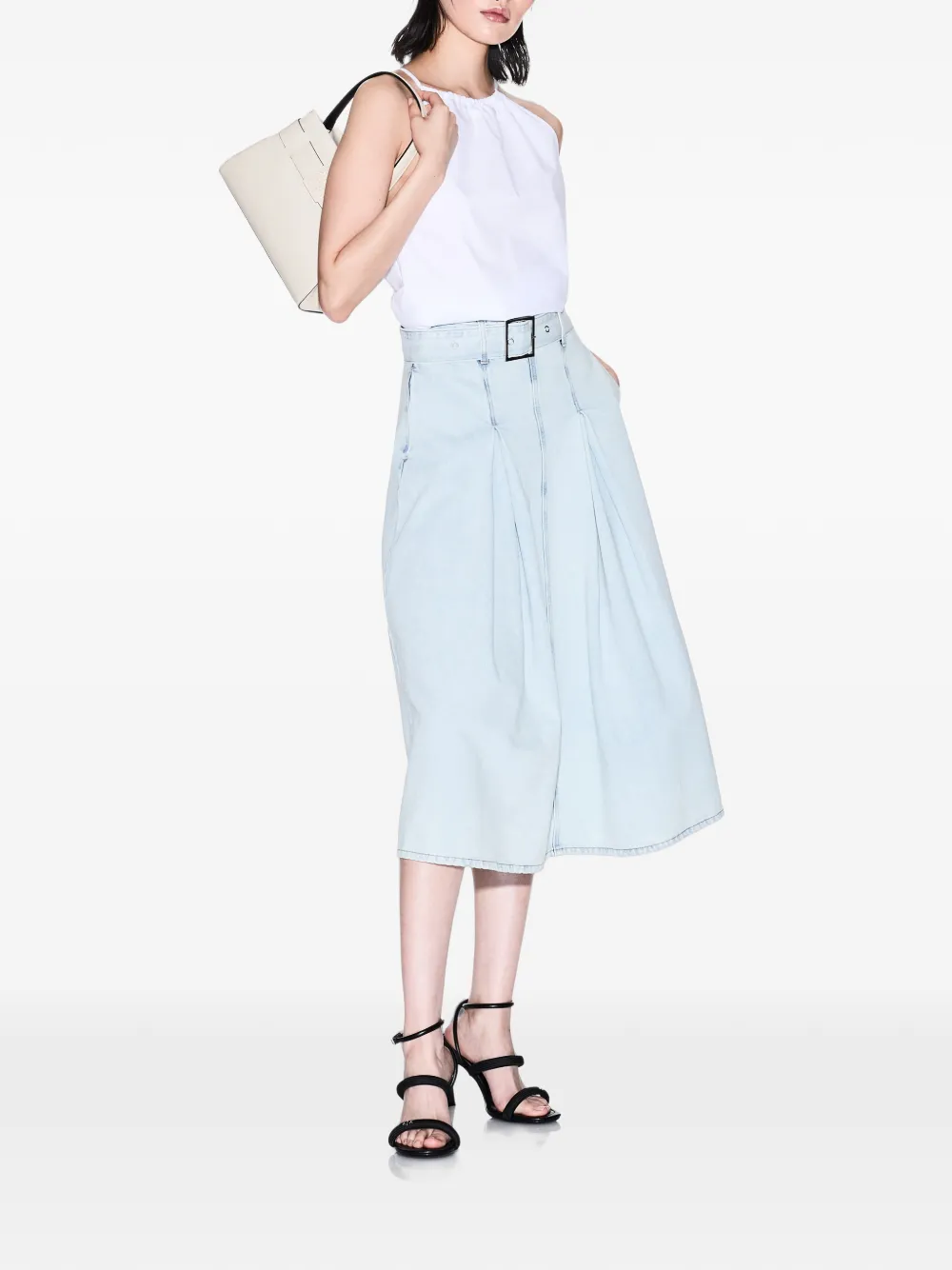 Armani Exchange Blouse met halternek Wit