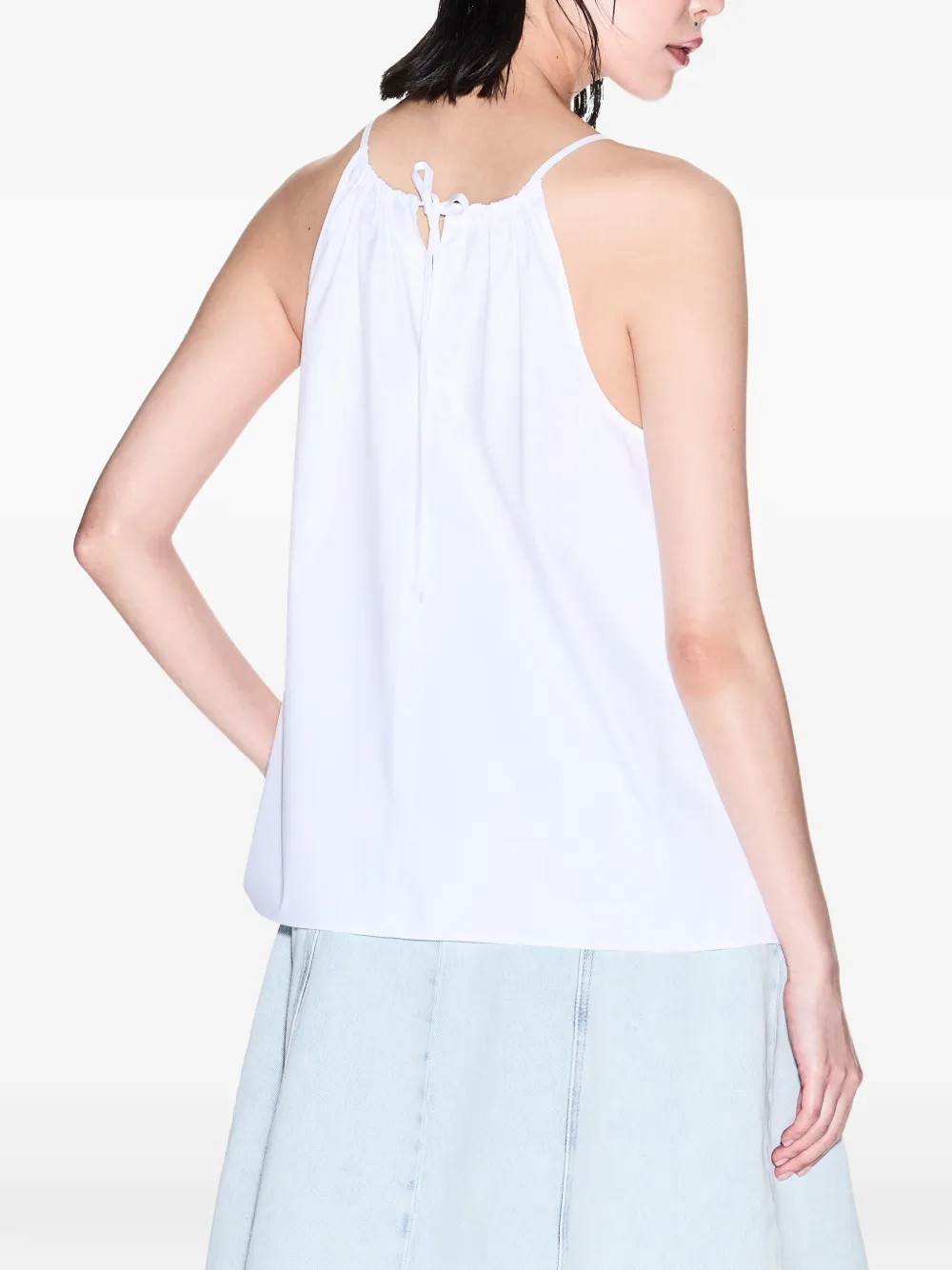 Armani Exchange Blouse met halternek Wit