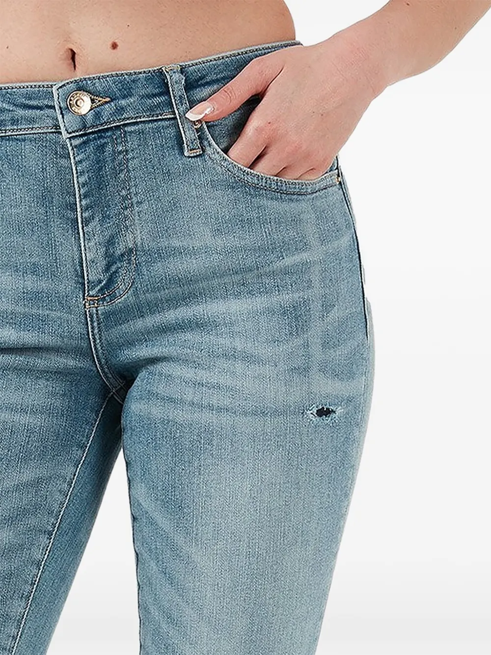 Armani Exchange Skinny jeans Blauw