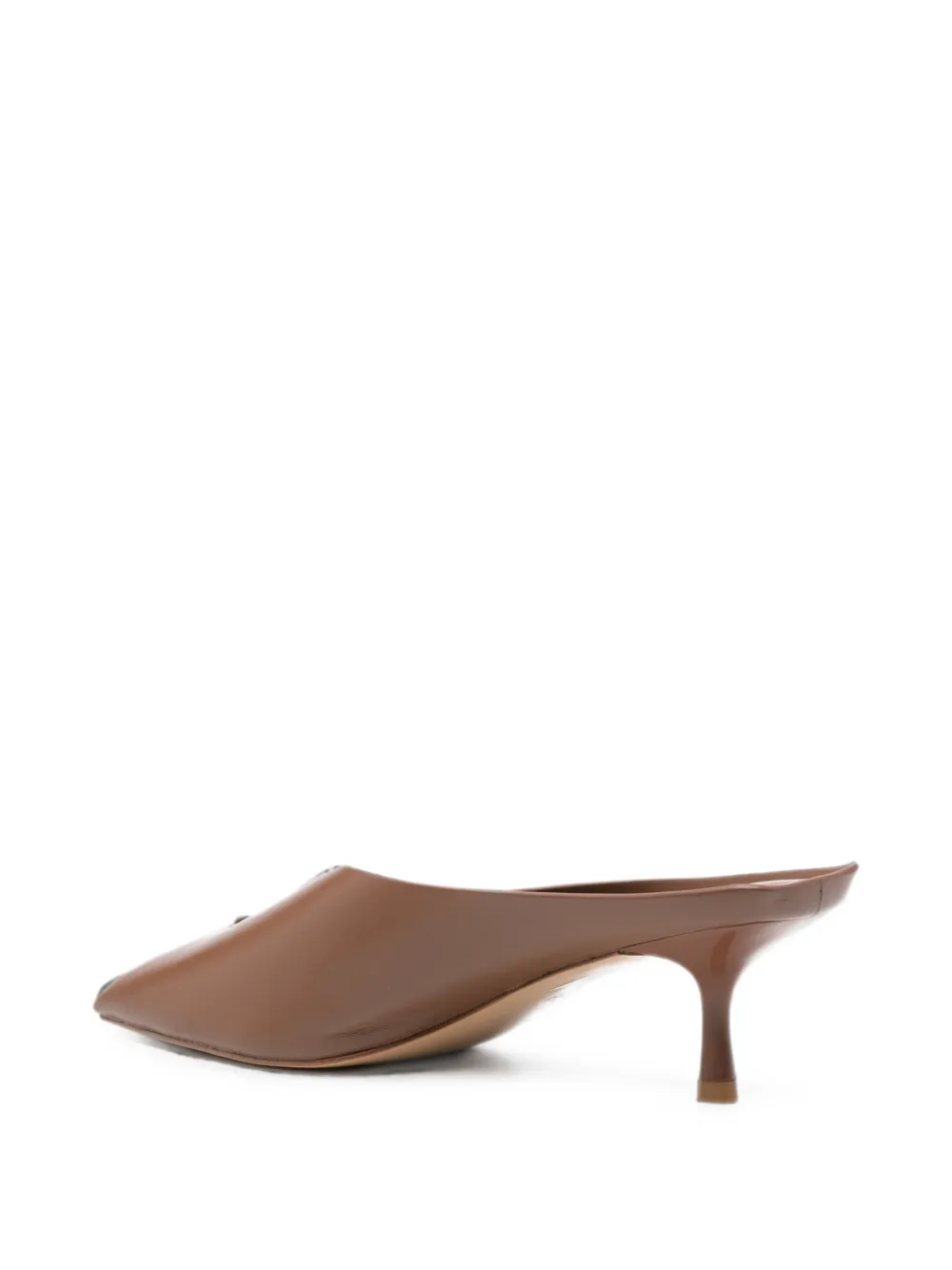 ADRIANNA FERETTI Leren sandalen Bruin