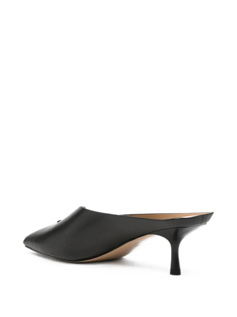 ADRIANNA FERETTI Leren sandalen Zwart