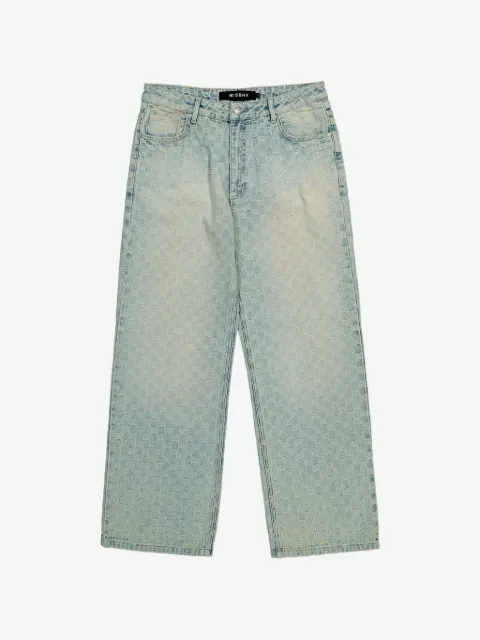 MISBHV jeans con motivo del monograma