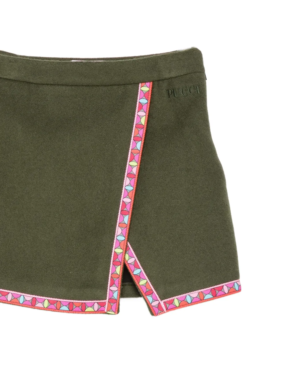 PUCCI Junior Rok met geborduurd logo Groen