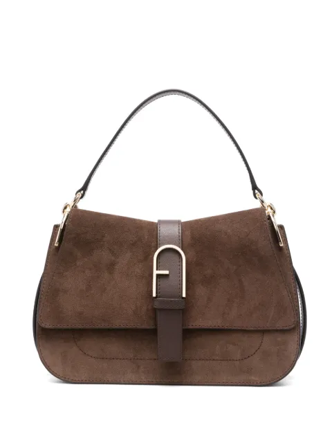 Furla suede shoulder bag