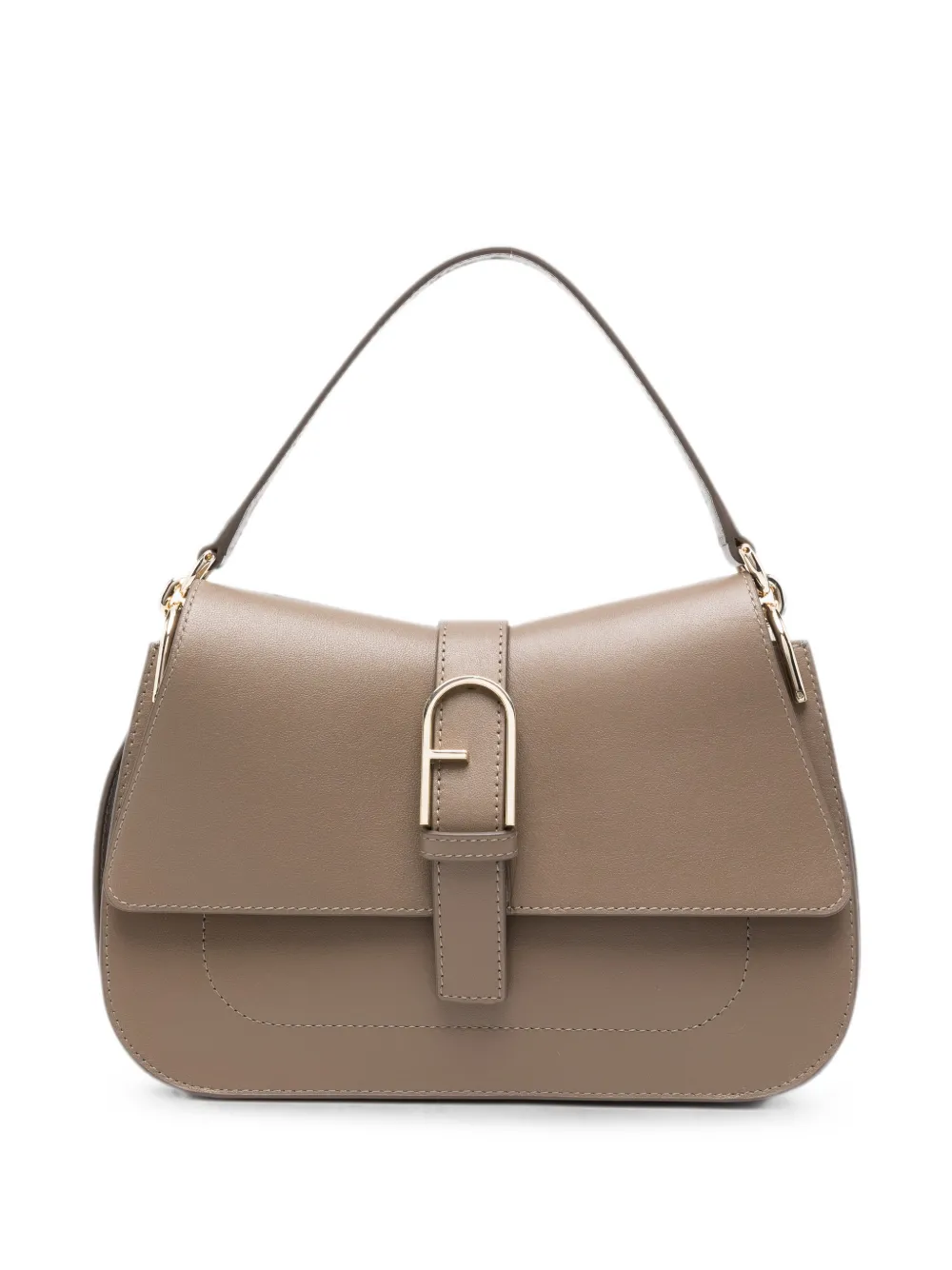 Furla buckle-detail shoulder bag - Toni neutri