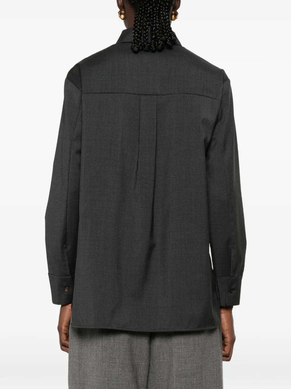 'S Max Mara Overhemd met borstzak Grijs