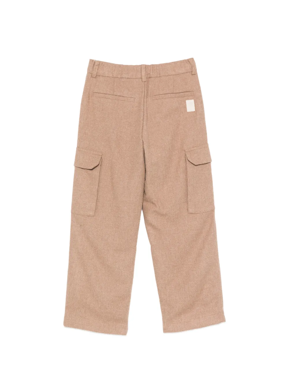 Eleventy Kids Broek met logopatch Beige