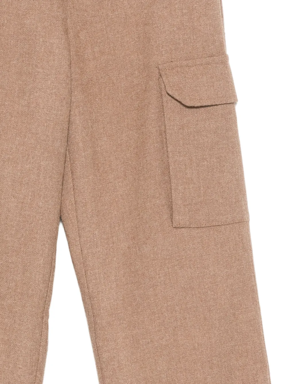 Eleventy Kids Broek met logopatch Beige
