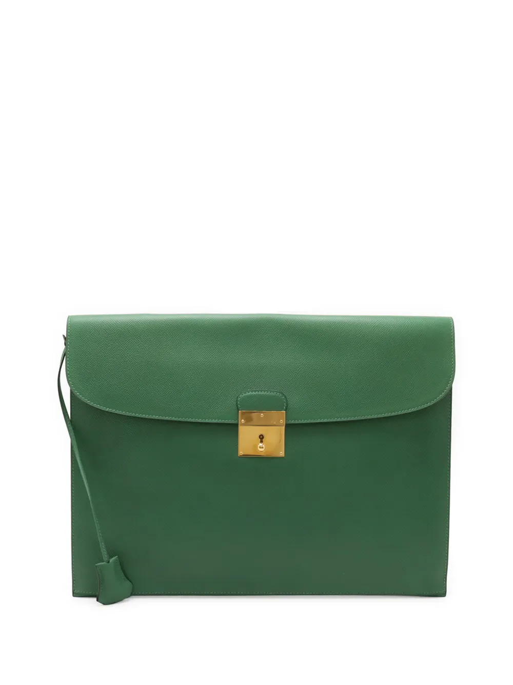 Hermès Pre-Owned 1996 Courchevel Kirius clutch bag - Verde