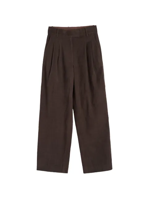 Chinti & Parker pleated corduroy trousers