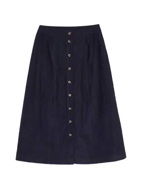 Chinti & Parker falda midi acampanada con botones delanteros