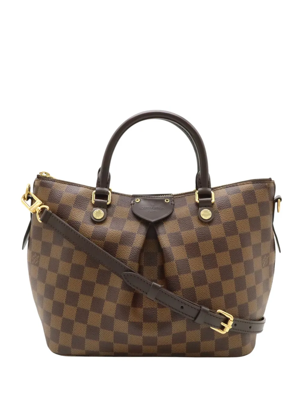 Louis Vuitton Pre-Owned 2015 Damier Ebene Siena PM satchel - Marrone