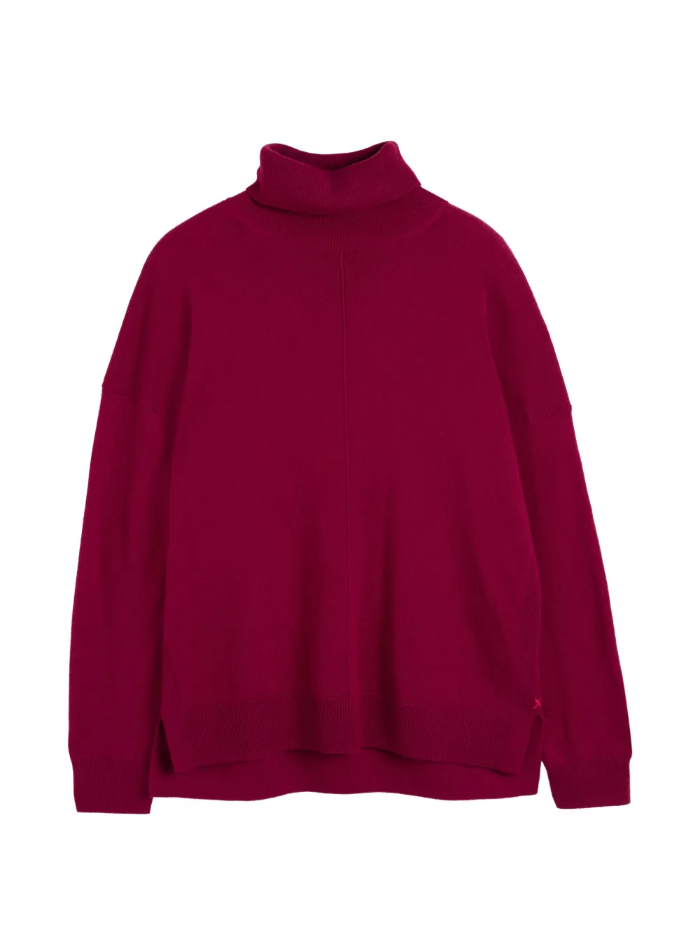 Chinti & Parker Basics Roll-neck Relaxed-fit Sweater In Red