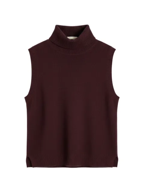 Chinti & Parker Basics high-neck knitted sleeveless top