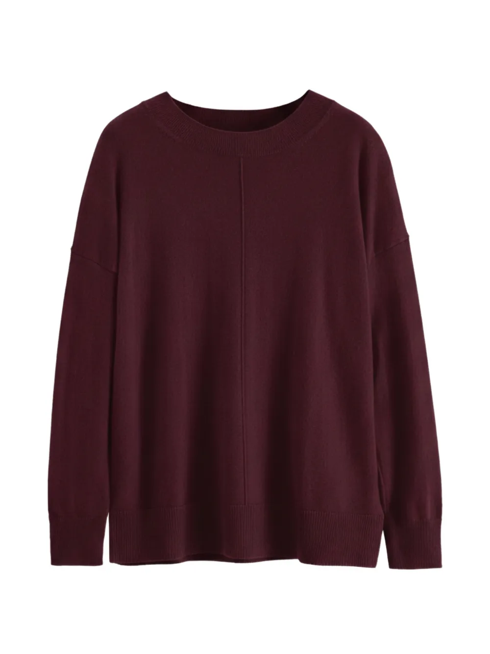 Chinti & Parker Basics seam-detail slouchy sweater