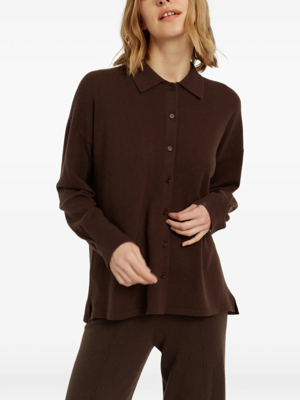 Chinti & Parker Button-up vest Bruin