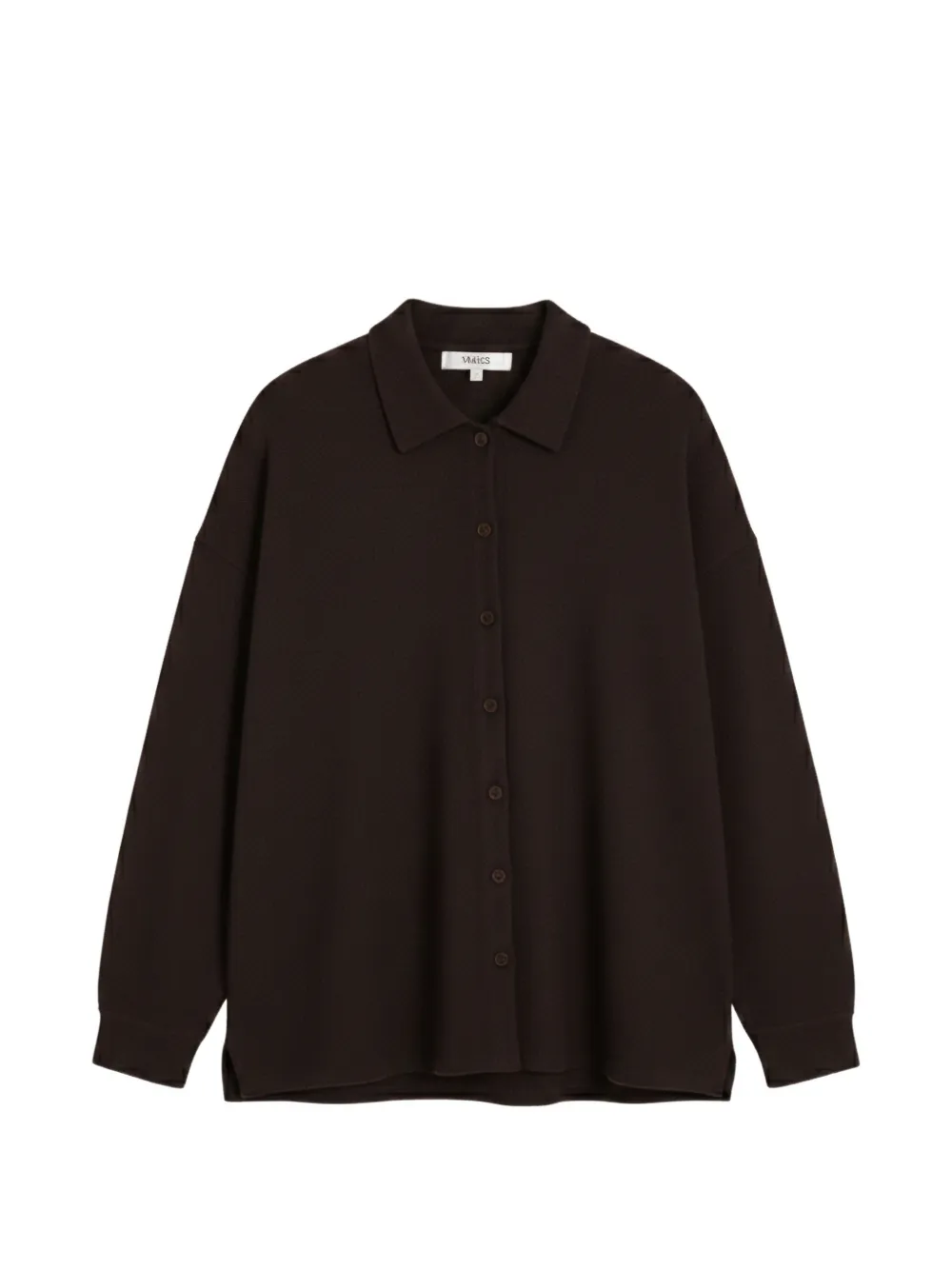 Chinti & Parker Button-up Collared Cardigan In Brown