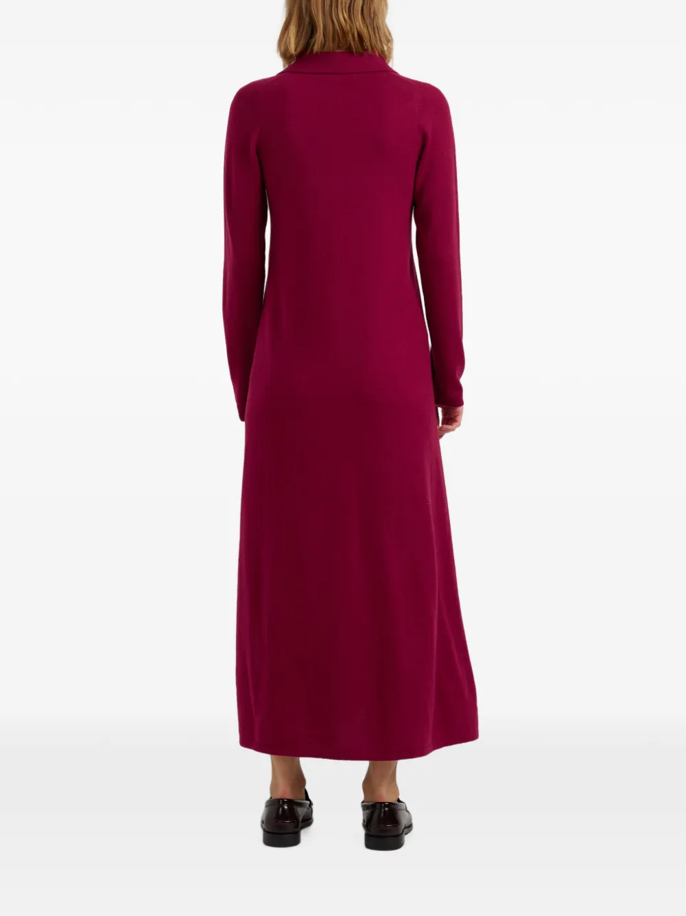 Chinti & Parker Maxi-polojurk met A-lijn Roze