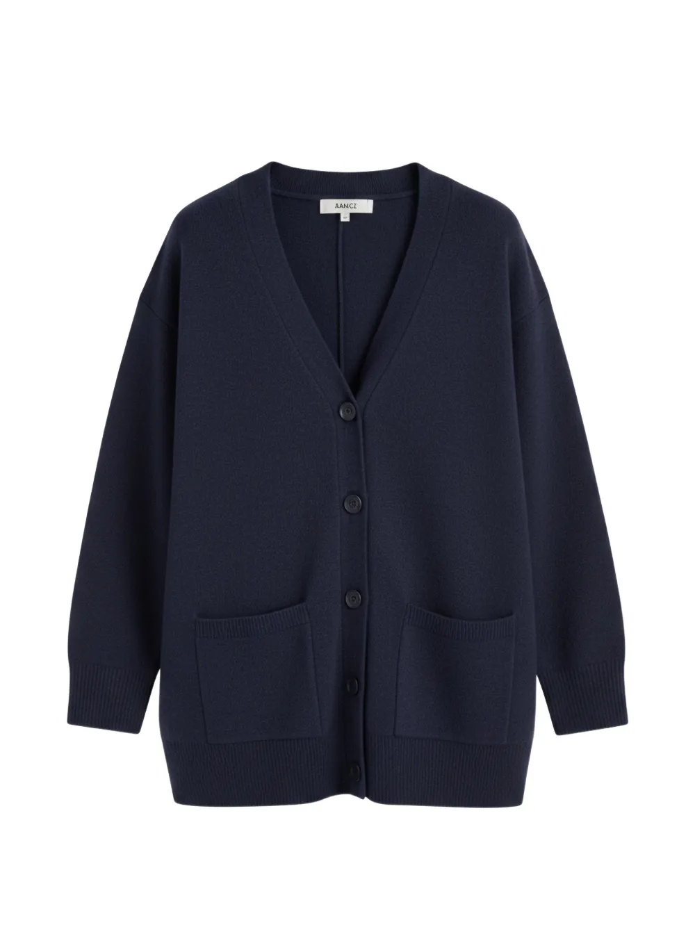 Chinti & Parker Button-up Patch-pocket Cardigan In Blue