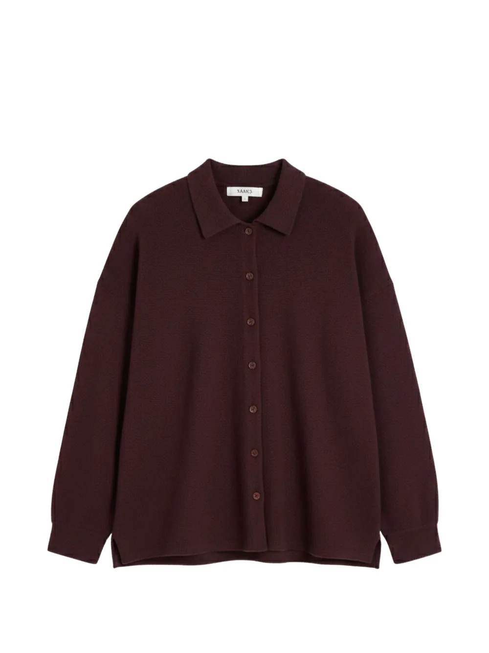 Chinti & Parker Button-up Collared Cardigan In Purple