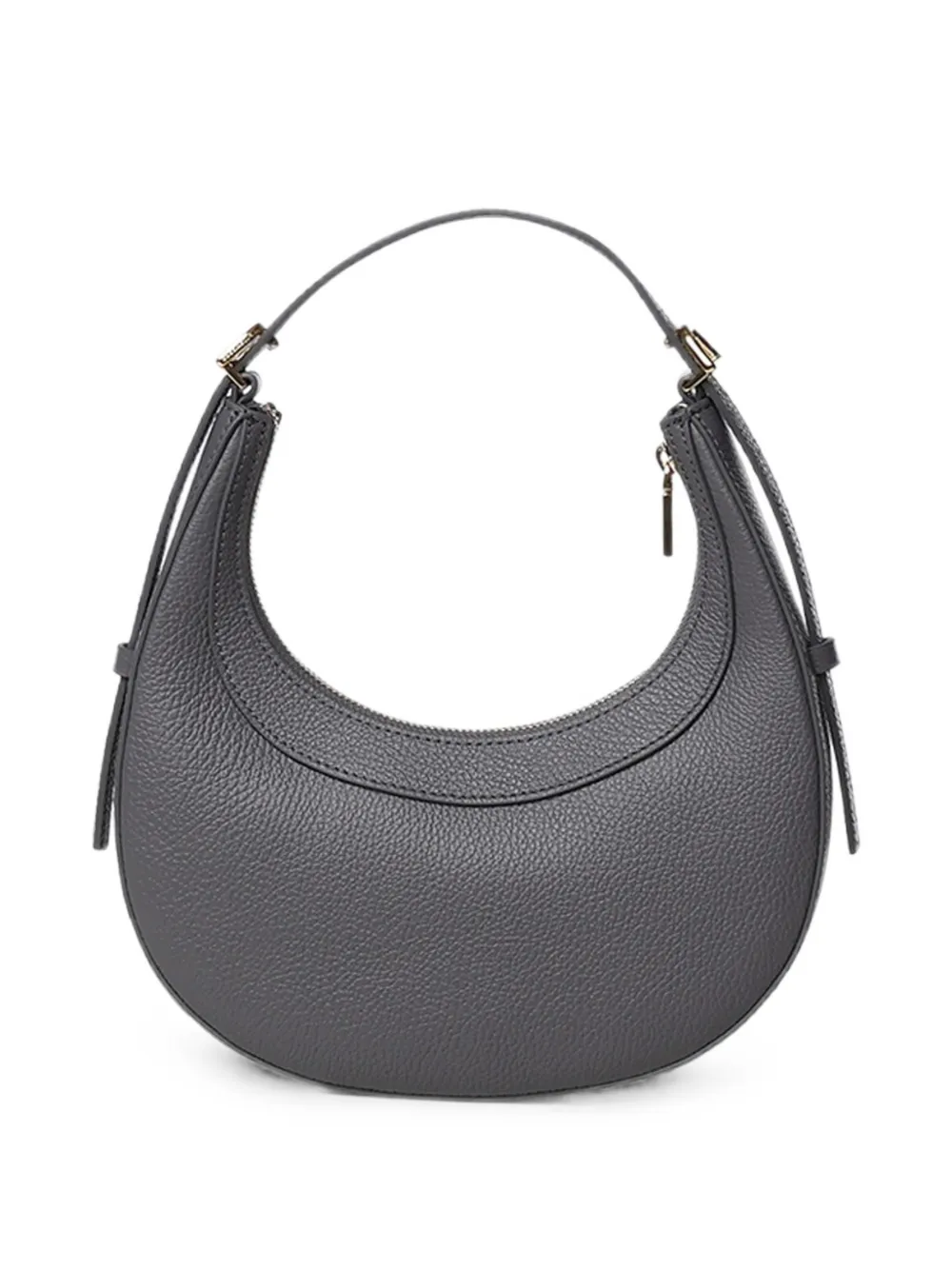 Coccinelle grained leather crescent tote bag