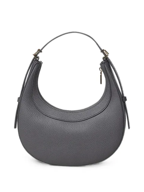 Coccinelle grained leather crescent tote bag