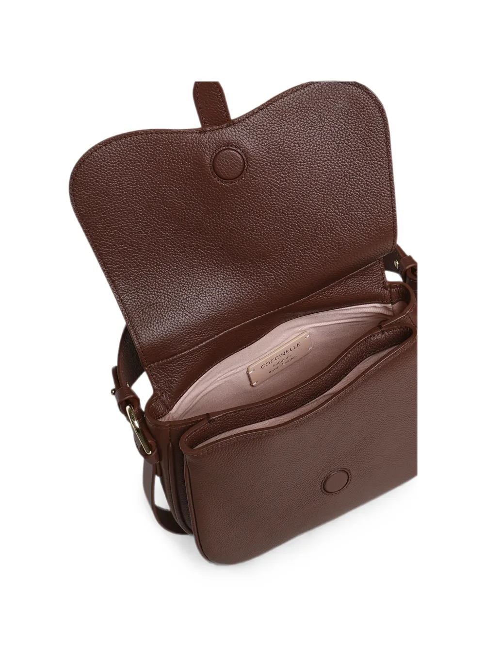 Coccinelle Leren shopper Bruin