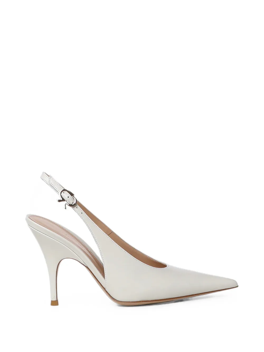 Gianvito Rossi pointed-toe slingback pumps - Nude
