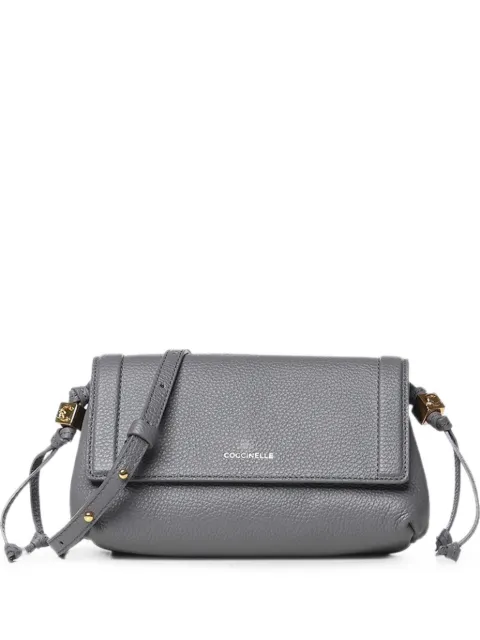 Coccinelle mini Thess pebbled leather shoulder bag