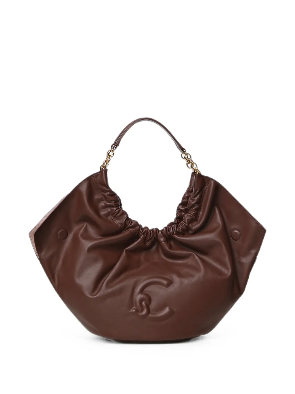 Coccinelle medium Smash tote bag Bruin