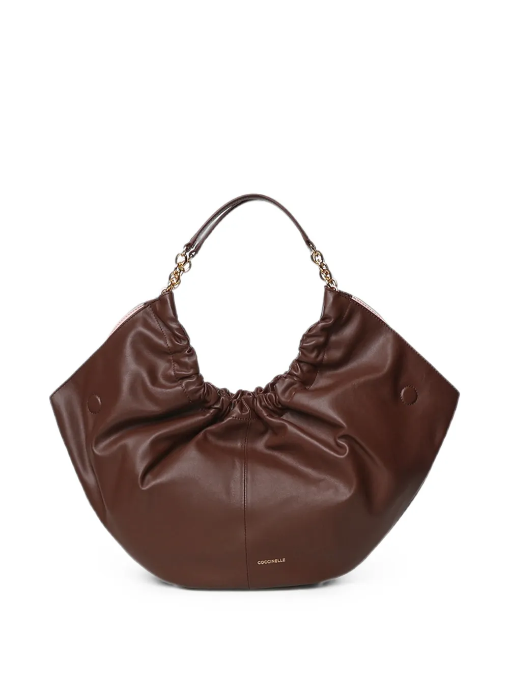 Coccinelle medium Smash tote bag Bruin