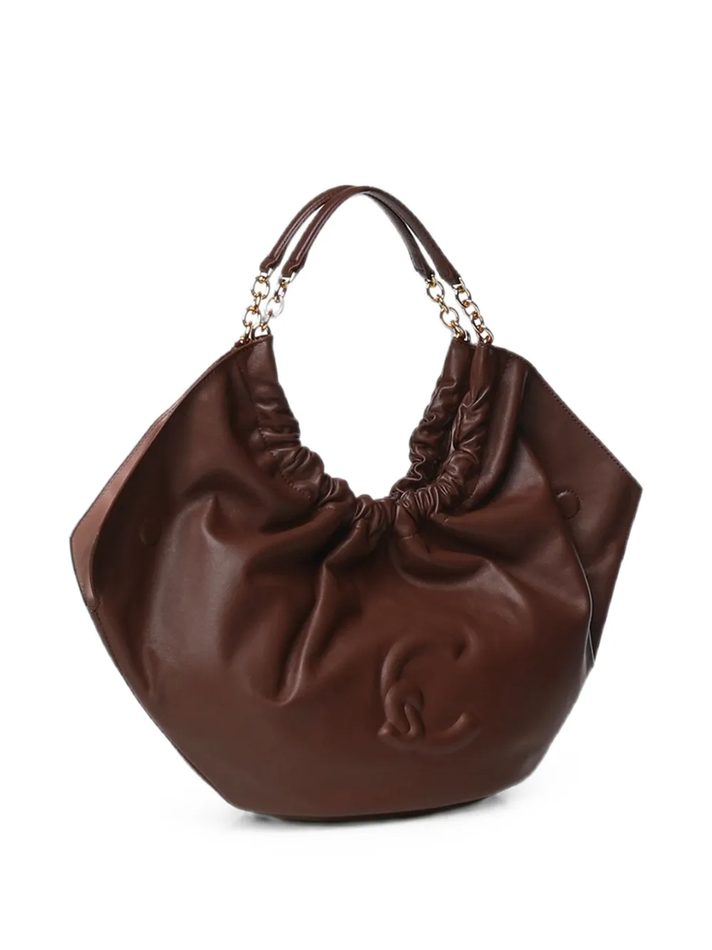 Coccinelle medium Smash tote bag Bruin
