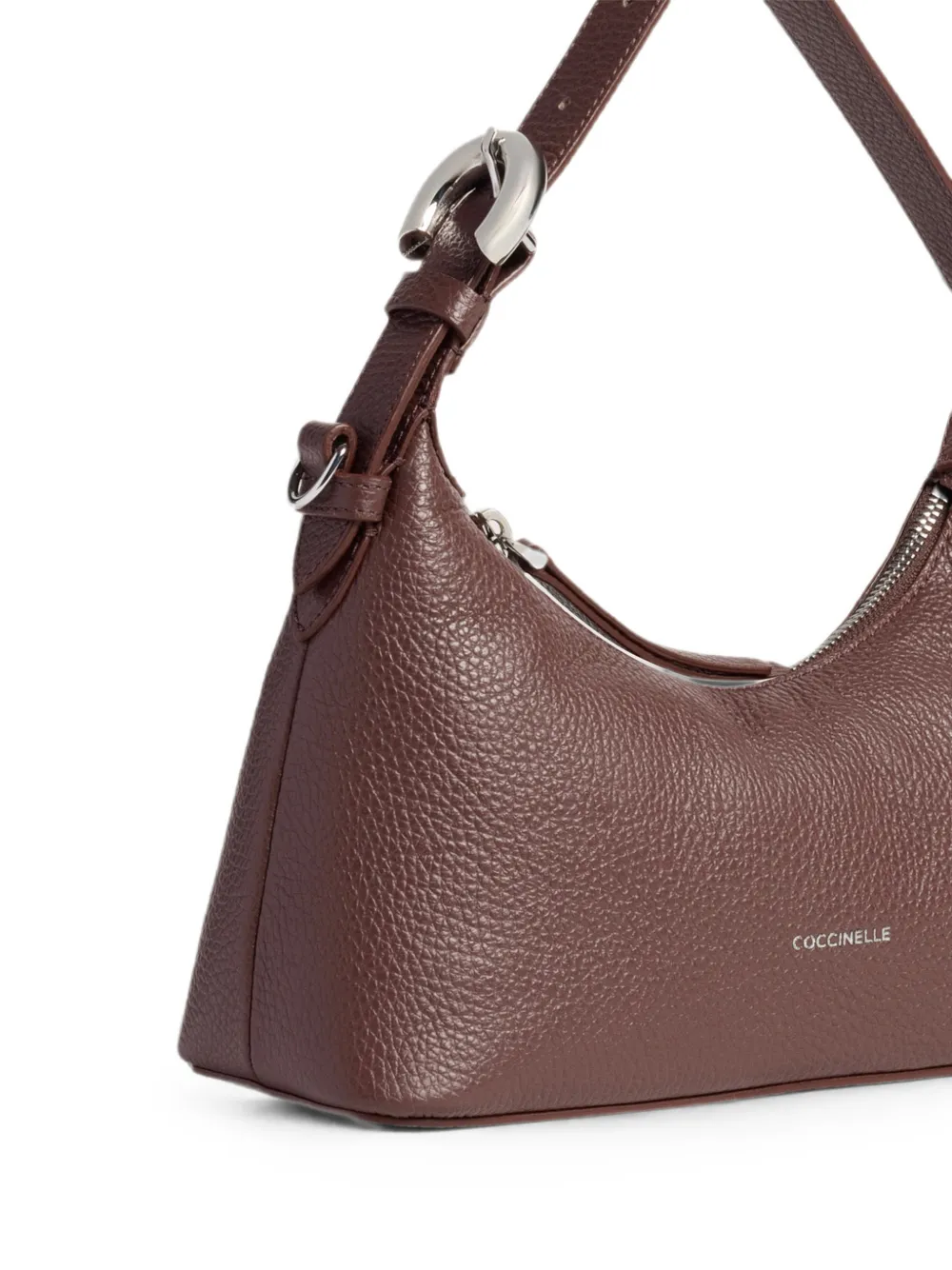 Coccinelle Shopper van bewerkt leer met gesp-detail Rood