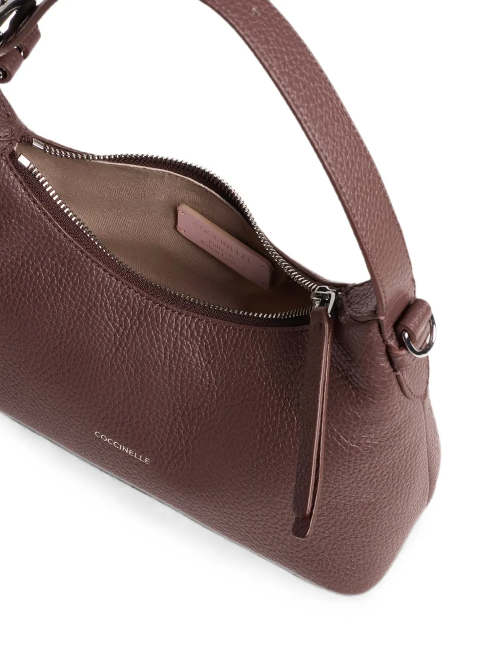 Coccinelle Shopper van bewerkt leer met gesp-detail Rood