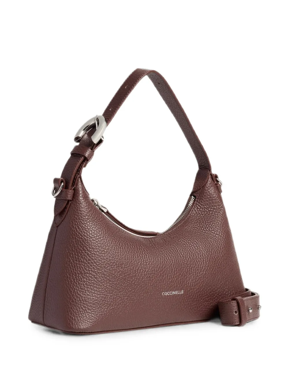 Coccinelle Shopper van bewerkt leer met gesp-detail Rood