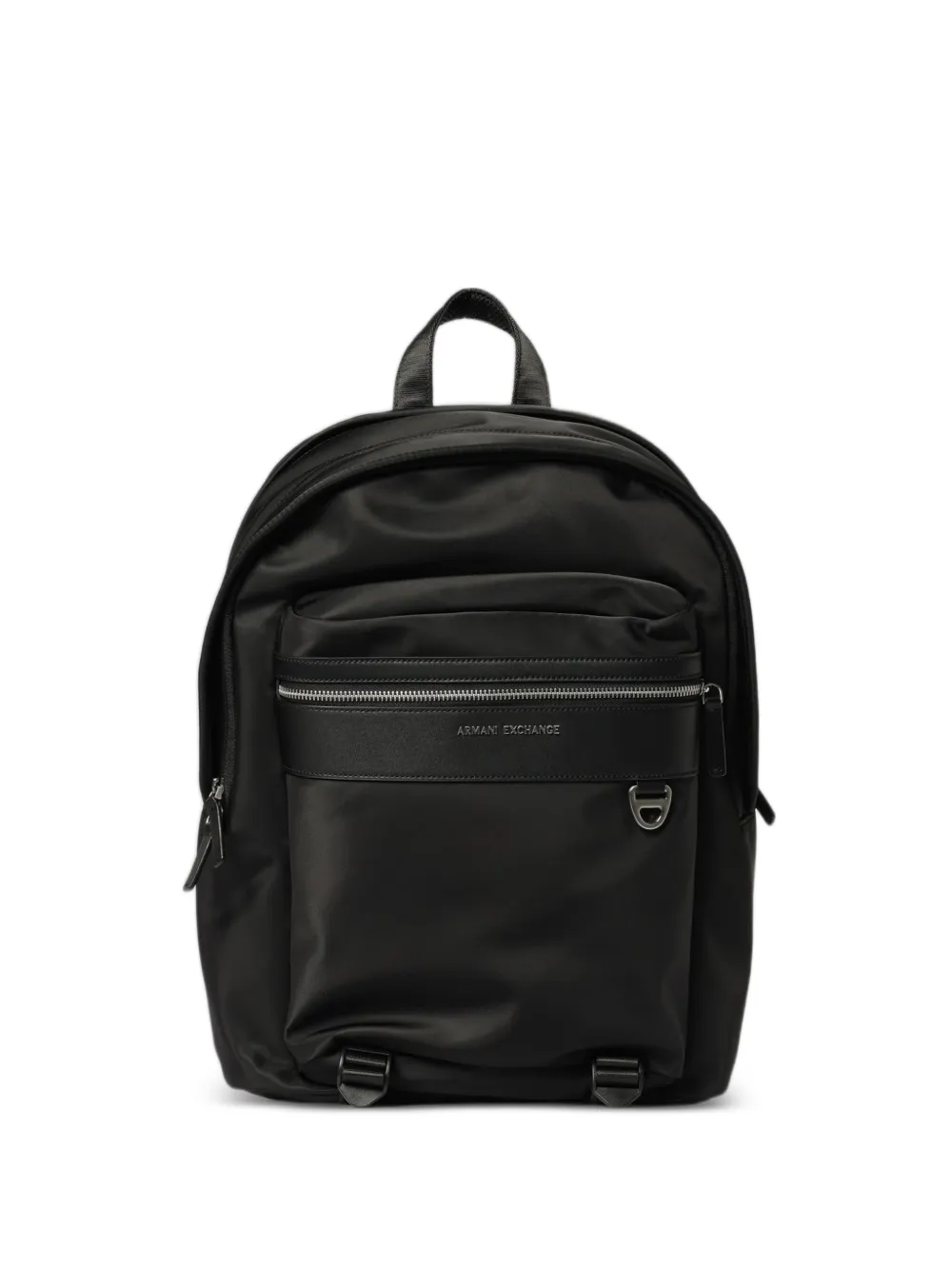 Emporio Armani logo-lettering backpack - Nero