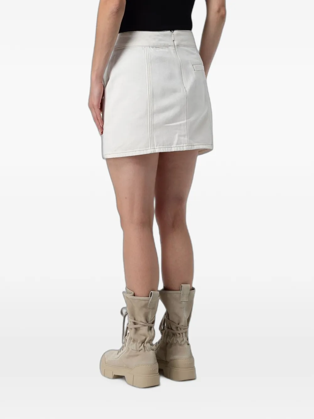 Armani Exchange Denim mini-rok Wit