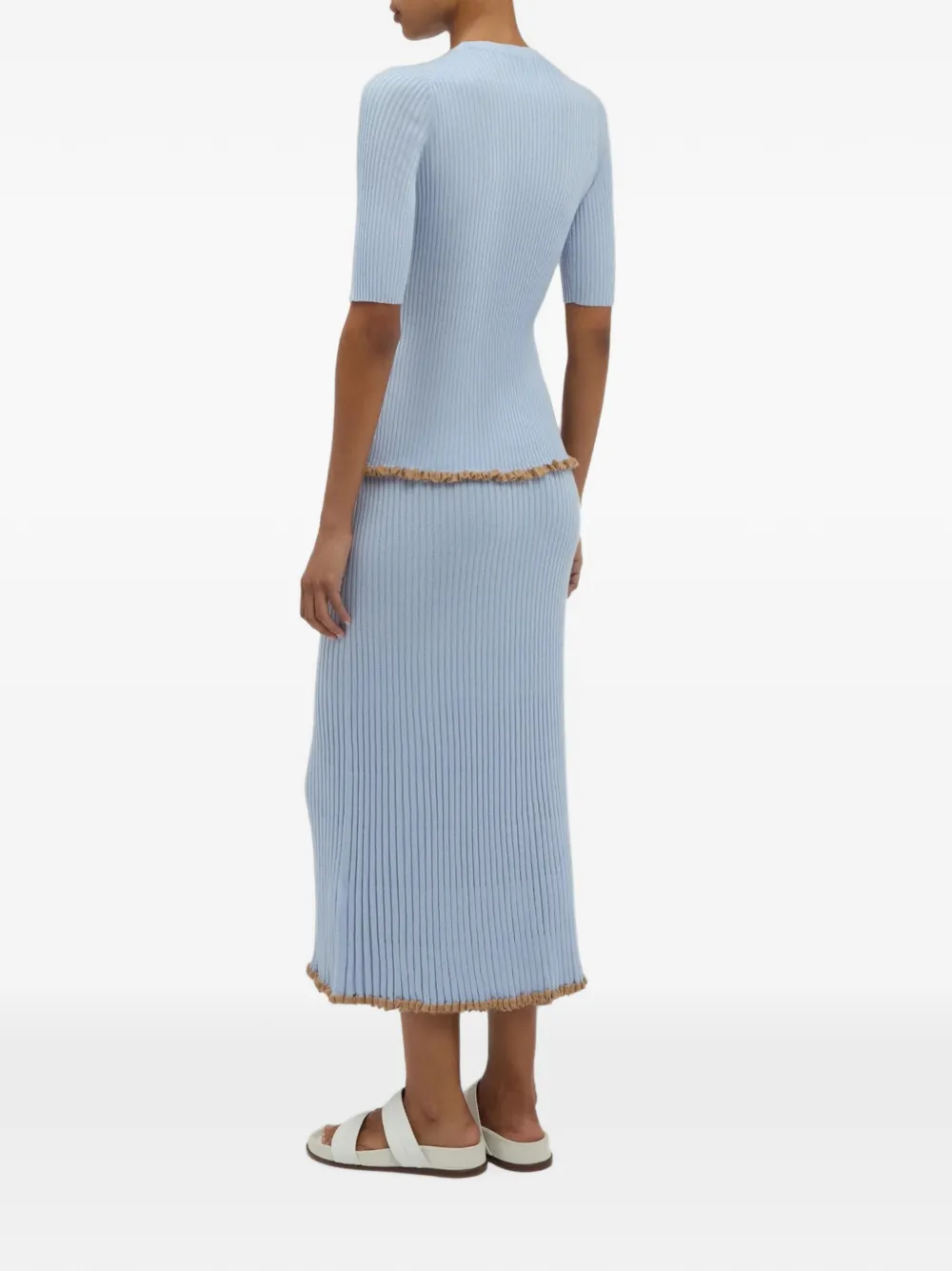 Gabriela Hearst Mireya T-shirt Blauw