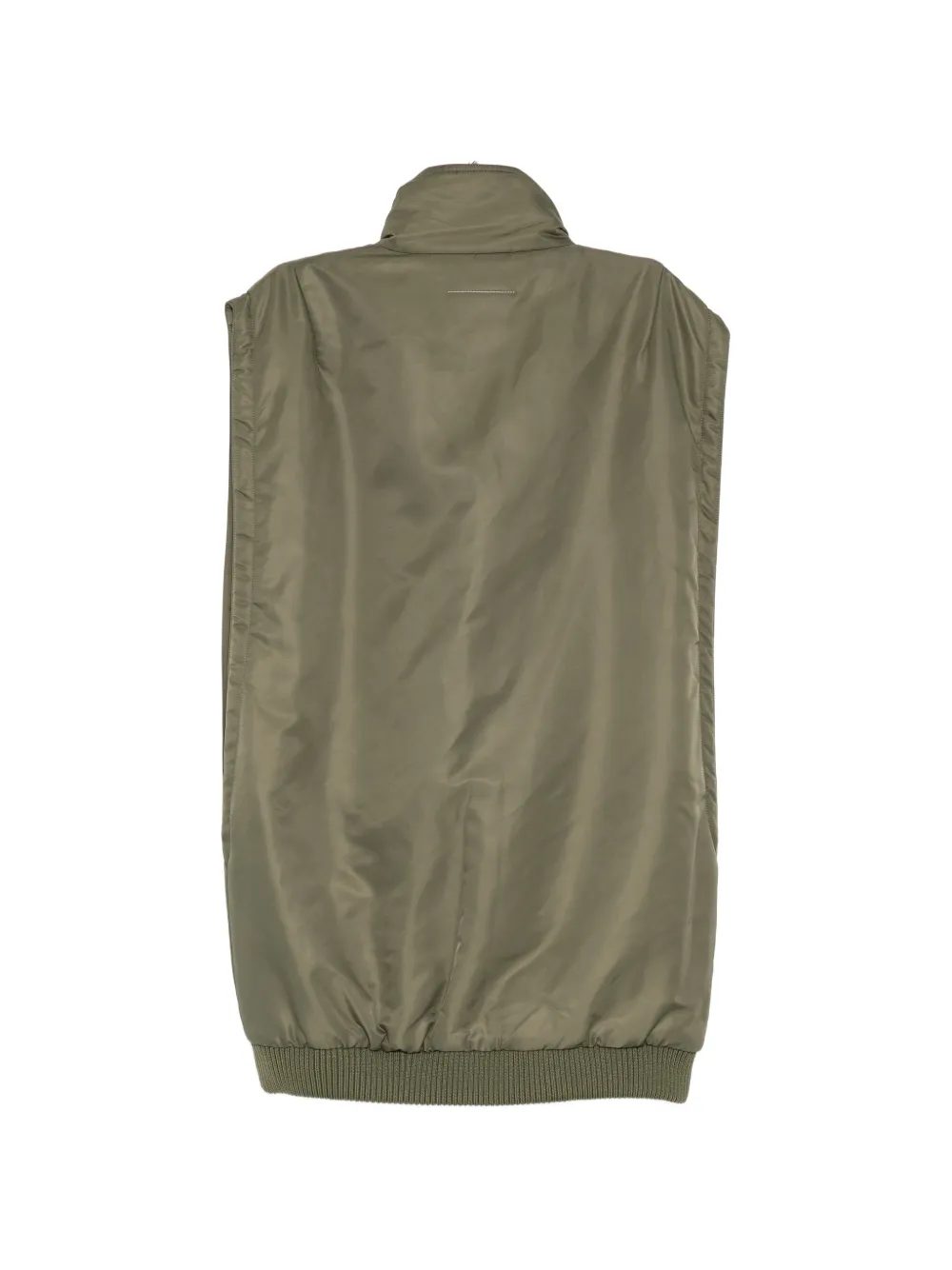 MM6 Maison Margiela zip-up vest Groen