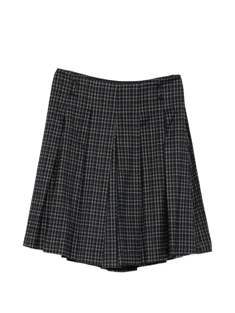 pushBUTTON pleated bermuda short - Blu
