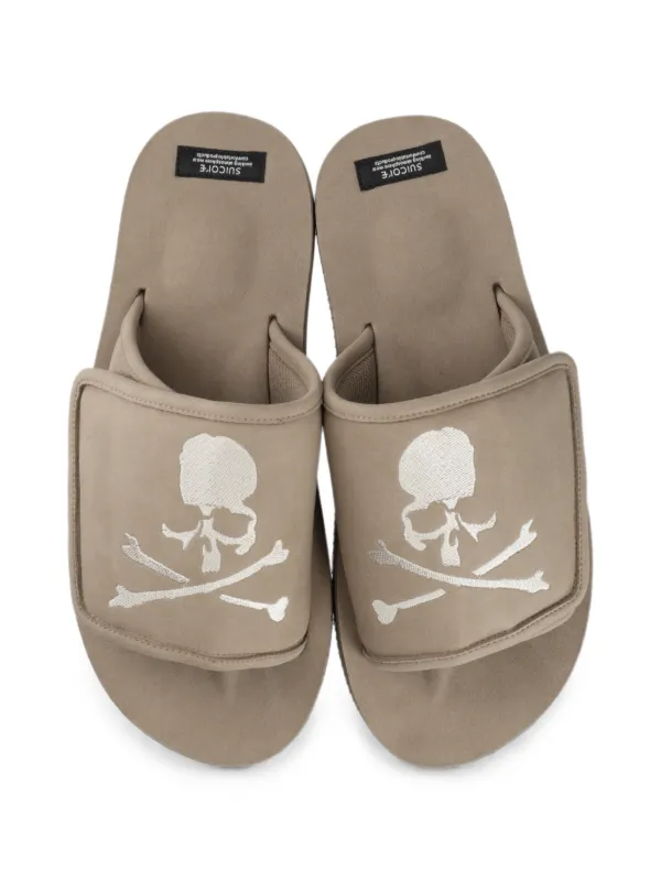 mastermind × suicoke kaw スライドサンダル 28cm Mastermind World x Suicoke Slides | Neutrals | FARFETCH