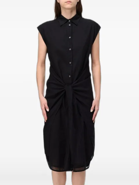 Tela knot-detail sleeveless midi dress