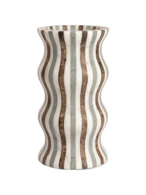 Editions Milano Versilia Tris wavy striped vase