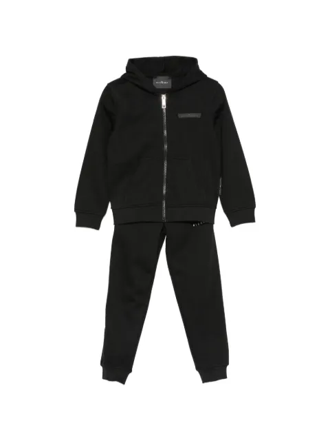 John Richmond Junior logo-plaque hooded tracksuit