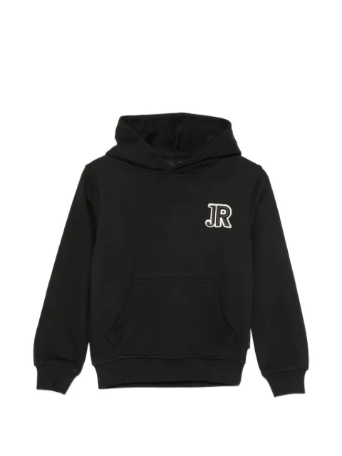 John Richmond Junior sudadera con capucha y parche del logo